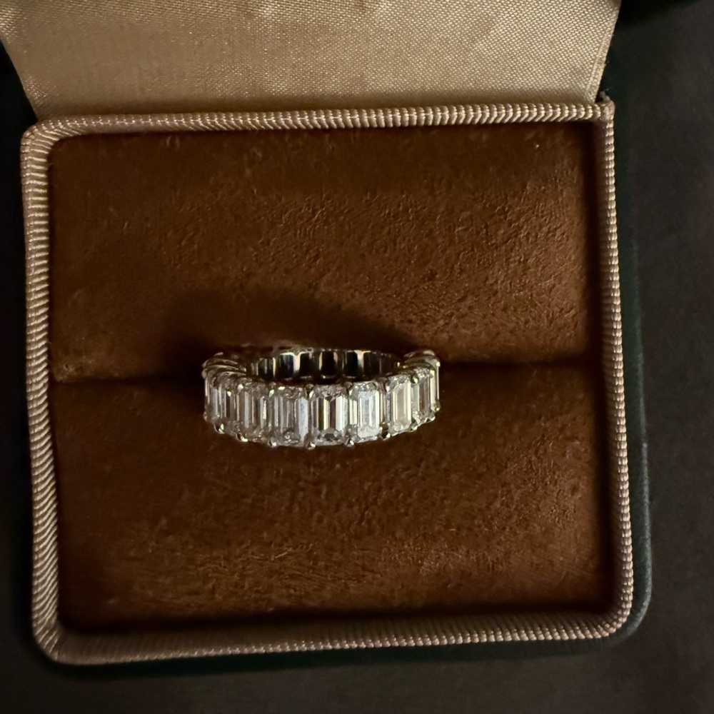 Lab grown diamond eternity band size 5.5